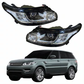 Par Farol Principal Land Rover Ranger Rover Sport 2014 Até 2018 Com Xenon