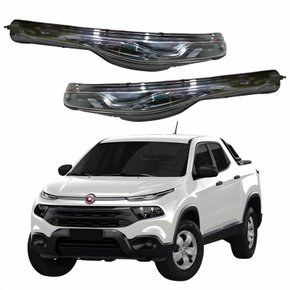 Par Farol Superior Fiat Toro 2016 Até 2021 Led Com Drl