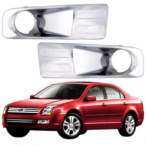 Par Grade Parachoque Dianteiro Ford Fusion 2006 2007 2008 2009 Cromado