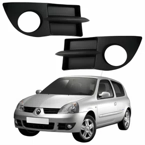 Par Grade Parachoque Renault Clio 2006 Até 2012 Com Furo