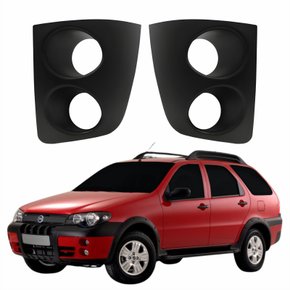 Par Grade Parachoque Fiat Palio Adventure 2005 2006 2007 2008 Com Furo
