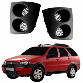 Par Grade Parachoque Fiat Palio Adventure 2005 2006 2007 2008 Sem Furo