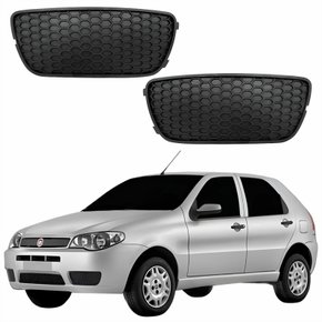 Par Grade Parachoque Fiat Palio G3 2004 2005 2006 2007 Sem Furo