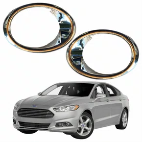 Par Grade Parachoque Ford Fusion 2013 2014 2015 2016 Moldura Cromada