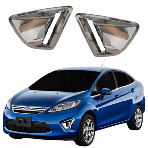 Par Grade Parachoque Ford New Fiesta Mexicano 2011 2012 2013 Cromado