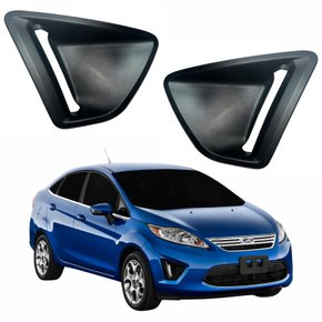 Par Grade Parachoque Ford New Fiesta Mexicano 2011 2012 2013 Preto Texturizado