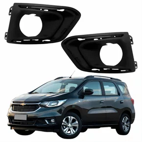 Par Grade Parachoque Gm Spin 2019 Até 2024 Com Furo