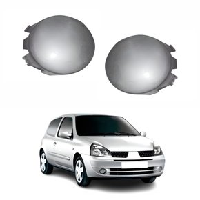 Par Grade Parachoque Renault Clio 2003 Até 2006 Sem Furo