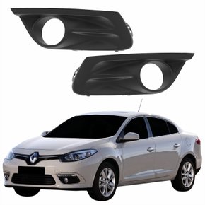 Par Grade Parachoque Renault Fluence 2014 2015 2016 2017 Com Furo