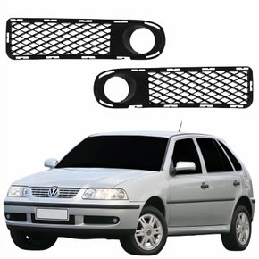 Par Grade Parachoque Vw Gol G3 1999 2000 2001 2002 2003 Fase 1 Com Furo