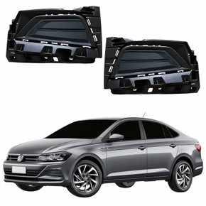 Par Grade Parachoque Vw Virtus 2017 2018 2019 2020 Sem Furo