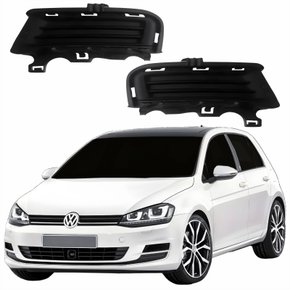 Par Grade Superior Parachoque Vw Golf 2014 2015 2016 2017 Sem Furo
