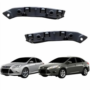Par Guia Parachoque Dianteiro Ford Focus Hatch Sedan 2013 Até 2015