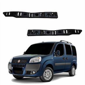 Par Guia Parachoque Fiat Doblô 2010 Até 2016