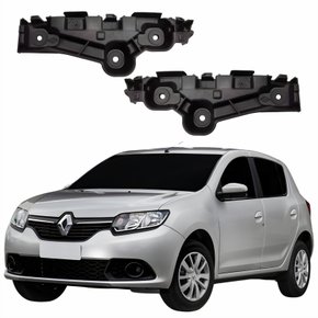 Par Guia Parachoque Renault Sandero 2014 Até 2019