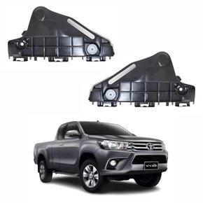 Par Guia Parachoque Toyota Hilux Srv 2016 Até 2019 4x2