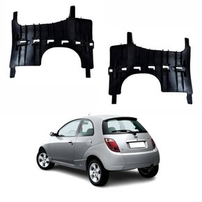 Par Guia Parachoque Traseiro Ford Ka 1997 Até 2007
