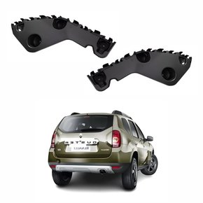 Par Guia Parachoque Traseiro Renault Duster 2011 Até 2015