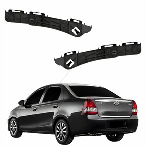 Par Guia Parachoque Traseiro Toyota Etios Sedan 2012 2013 2014 2015 2016