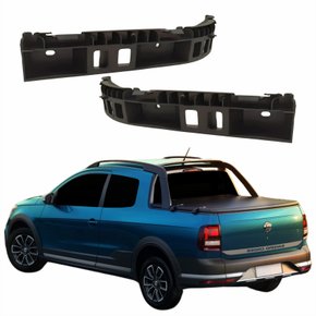 Par Guia Parachoque Traseiro Vw Saveiro G7 2017 2018 2019 2020