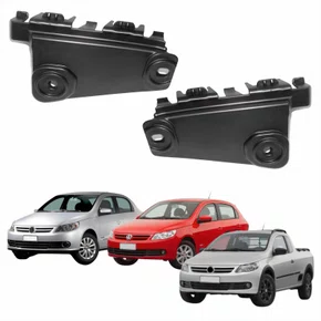 Par Guia Parachoque Vw Gol Voyage G5 2009 Até 2013 Saveiro G5 2010 Até 2013