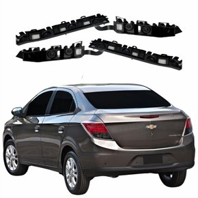 Par Guia Traseiro Parachoque Gm Prisma 2013 2014 2015 2016