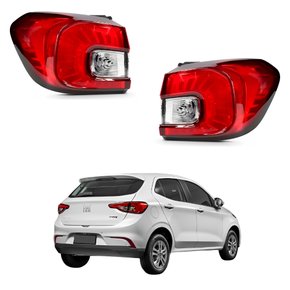 Par Lanterna Traseira Fiat Argo 2017 Até 2022 Canto