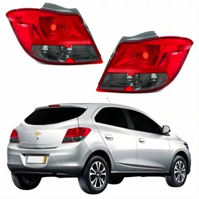 Par Lanterna Traseira Gm Onix 2012 Até 2016 Fumê