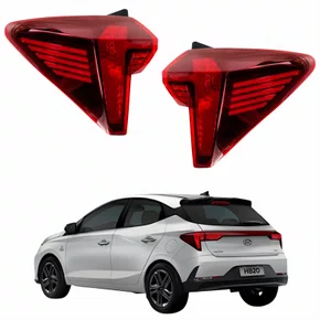 Par Lanterna Traseira Hyundai Hb20 Hatch 2023 2024 2025 Canto Sem Led