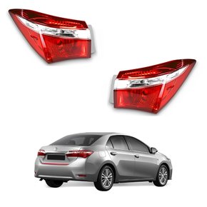 Par Lanterna Traseira Toyota Corolla 2015 2016 2017 Canto Sem Led
