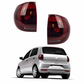 Par Lanterna Traseira Vw Fox 2011 2012 2013 2014 Fumê