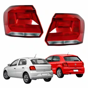 Par Lanterna Traseira Vw Gol G7 2016 Até 2018 G8 2018 Até 2023