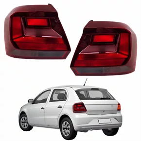 Par Lanterna Traseira Vw Gol G8 2018 Até 2013 Fumê