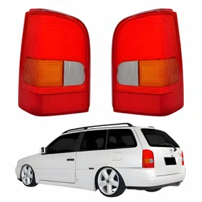 Par Lanterna Traseira Vw Parati G2 Bola 1995 Até 1999 Tricolor