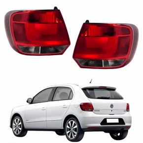 Par Lanterna Vw Gol G6 2013 Até 2016 Encaixe Hella Fumê