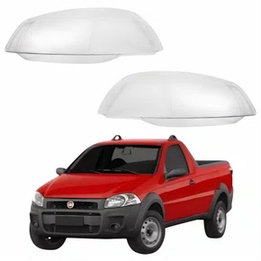 Par Lente Farol Fiat Strada G4 2014 Até 2019