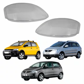 Par Lente Farol Vw Fox 2003 Até 2009 Crossfox 2005 Até 2010 Spacefox 2005 Até 2009 Simples