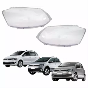 Par Lente Farol Vw Fox Spacefox Crossfox 2011 Até 2014 Duplo