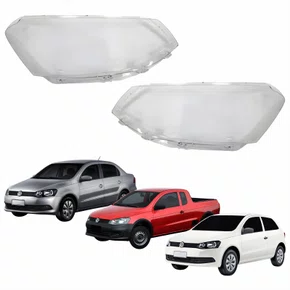 Par Lente Farol Vw Gol Voyage G6 2013 Até 2016 Saveiro G6 2014 Até 2016 Simples