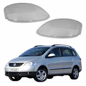 Par Lente Farol Vw Spacefox 2005 Até 2009 Simples