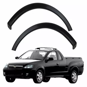 Par Moldura Dianteira Paralama Gm Montana 2003 Até 2010
