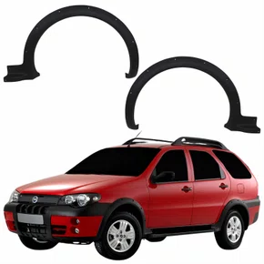 Par Moldura Para-lama Fiat Palio Weekend Sapão 2005 2006 2007 2008