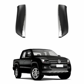 Par Moldura Parachoque Dianteiro Vw Amarok 2010 Até 2016