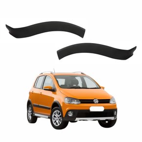 Par Moldura Parachoque Dianteiro Vw Crossfox 2011 Até 2014