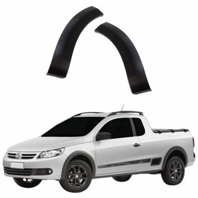 Par Moldura Parachoque Dianteiro Vw Saveiro G5 2009 Até 2013