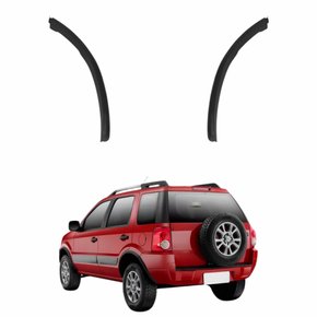 Par Moldura Parachoque Traseiro Ford Ecosport 2002 Até 2012
