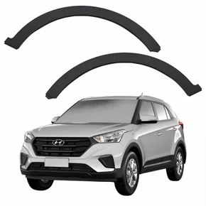 Par Moldura Paralama Dianteiro Hyundai Creta 2017 2018 2019 2020