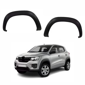 Par Moldura Paralama Dianteiro Renault Kwid 2017 Até 2023