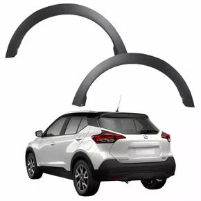 Par Moldura Paralama Traseira Nissan Kicks 2017 2018 2019 2020 2021