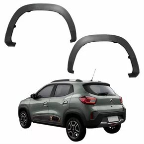 Par Moldura Paralama Traseira Renault Kwid 2017 Até 2023